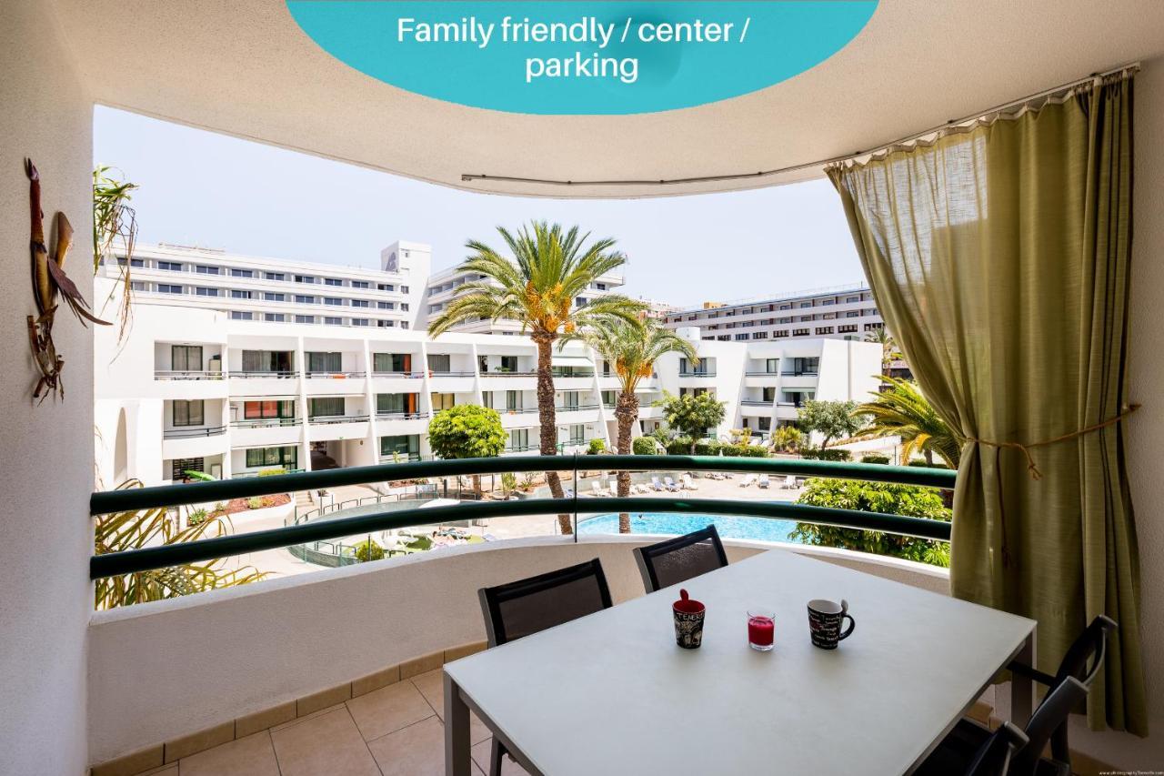 Go2Tenerife Appart'Nido Famille - Piscine & Plage Lejlighed Playa de las Américas Eksteriør billede